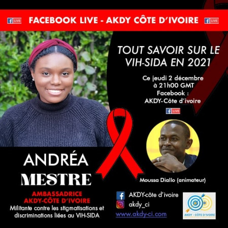 LE VIH-SIDA EN 2021- DISONS NON AUX PRÉJUGÉS ET STÉREOTYPES !- DIRECT FACEBOOK