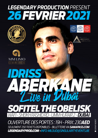 ANNULE - Idriss Aberkane Live in Dubai.