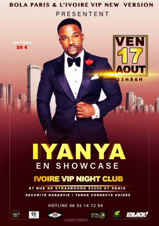 Showcase de Iyanya à Paris 