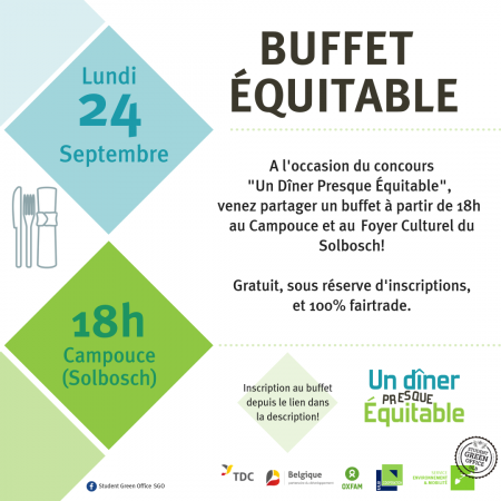 Buffet équitable / Soirée de lancement "Un dîner presque équitable" 