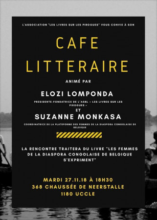 Café LIttéraire de l'ASBL Des Livres Sur Les Pirogues