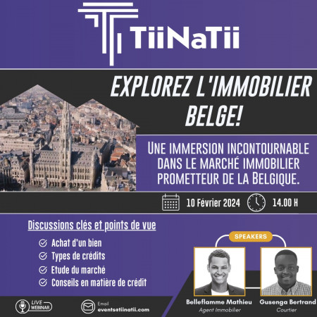 Explorez l'immobiler belge - TiiNaTii Meetup