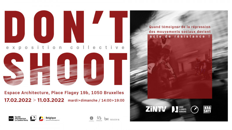 Vernissage Exposition "Don't shoot" à Flagey