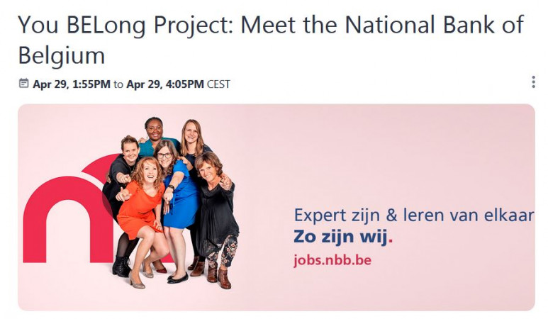 You BELong Project: Meet the National Bank of Belgium